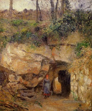 camille peintre - le transporteur à l’ermitage pontoise 1878 Camille Pissarro